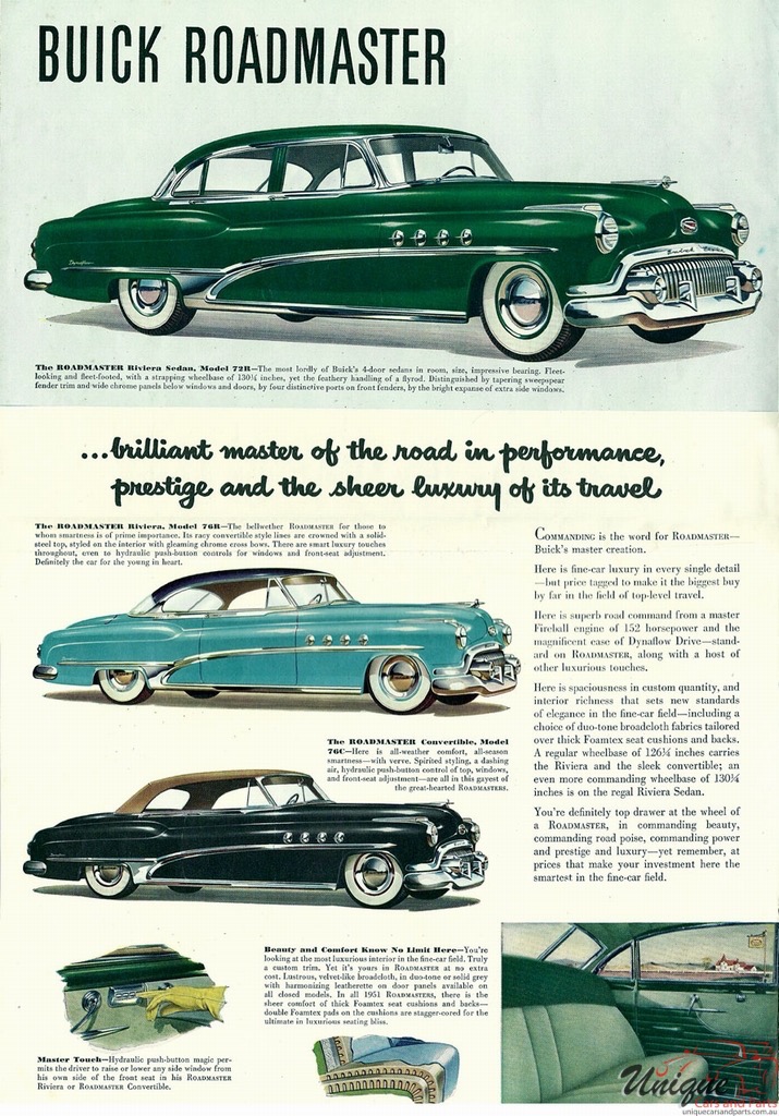 1951 Buick Brochure Page 8